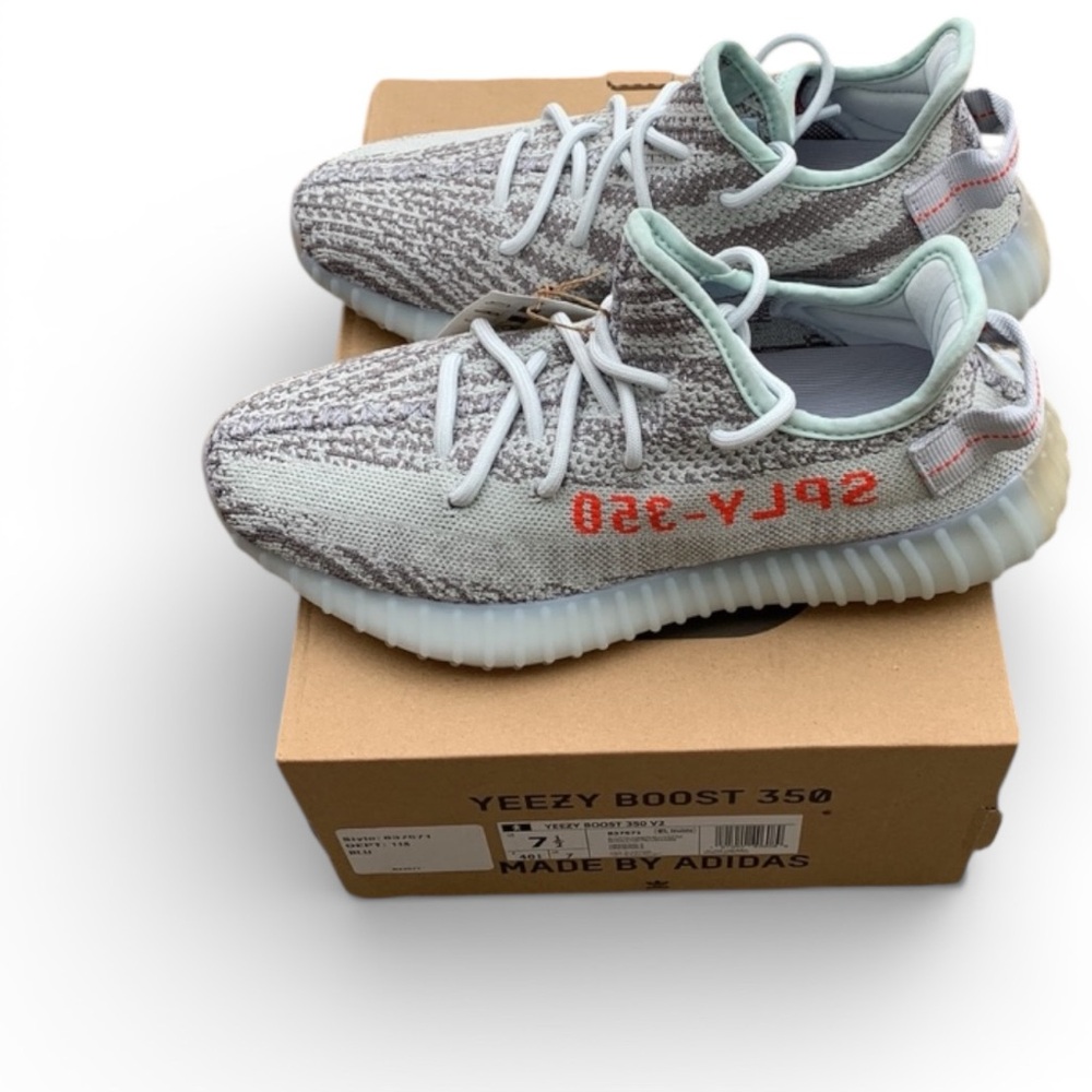 NWT Adidas Yeezy Boost 350 V2 “Blue Tint” 7.5 Men